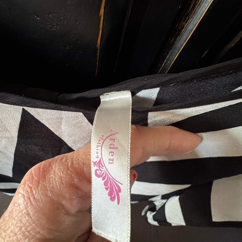 Black and White Women's Blouse